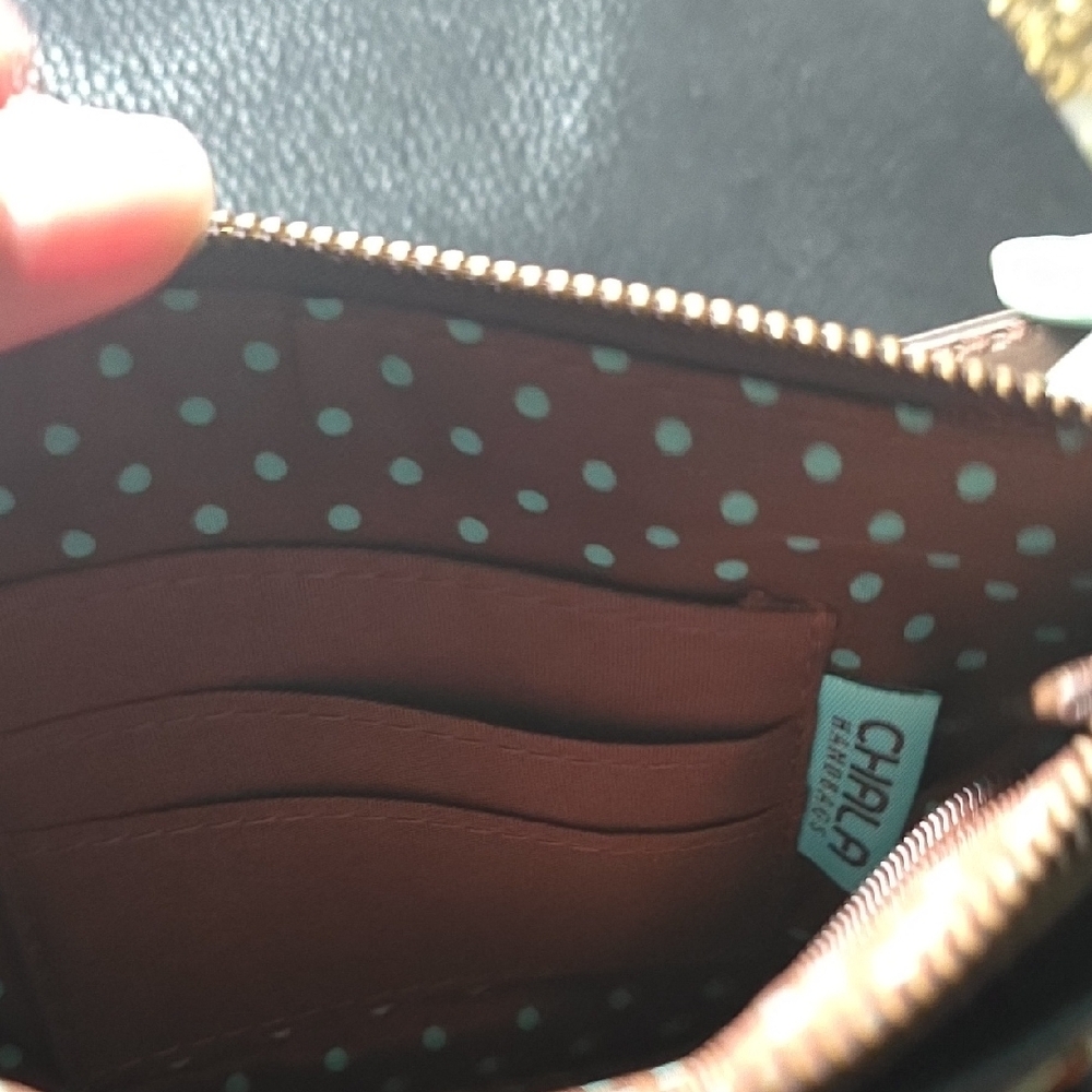 Chala Teal Wallet with Octopus and Starfish Design - Picture 5 of 13